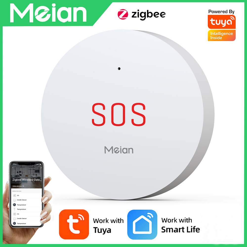 Smart Home Ecosystems - Meian Zigbee Tuya SOS Emergency Button