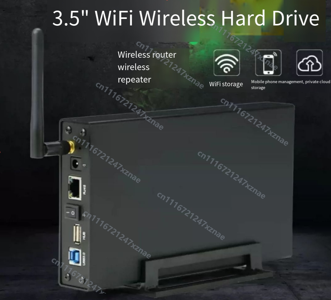 Smart Home Nas - BS-U35WF All-in-One Wireless Media Server 3.5
