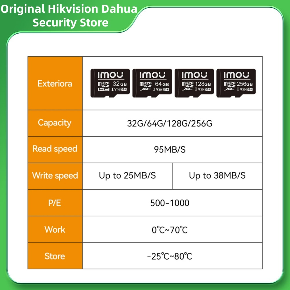 Smart Home Imou - Dahua Imou MicroSD S1 Series Memory