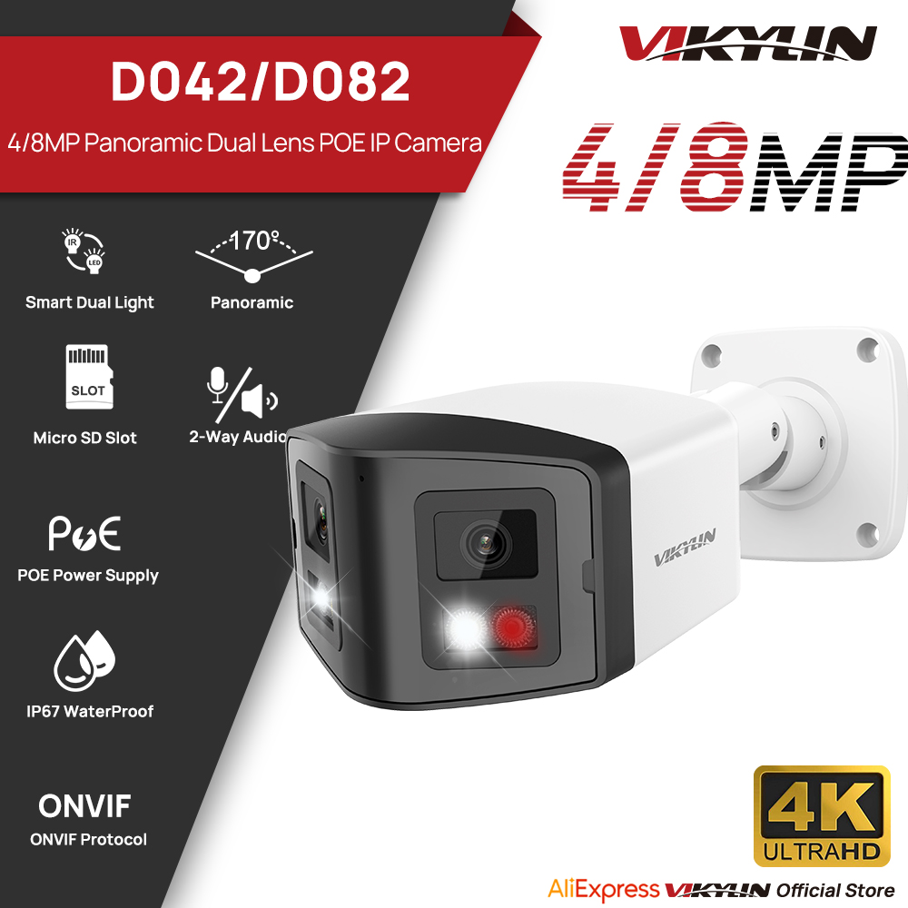 Smart Home Nas - VIKYLIN 170° Panoramic Security Camera Smart