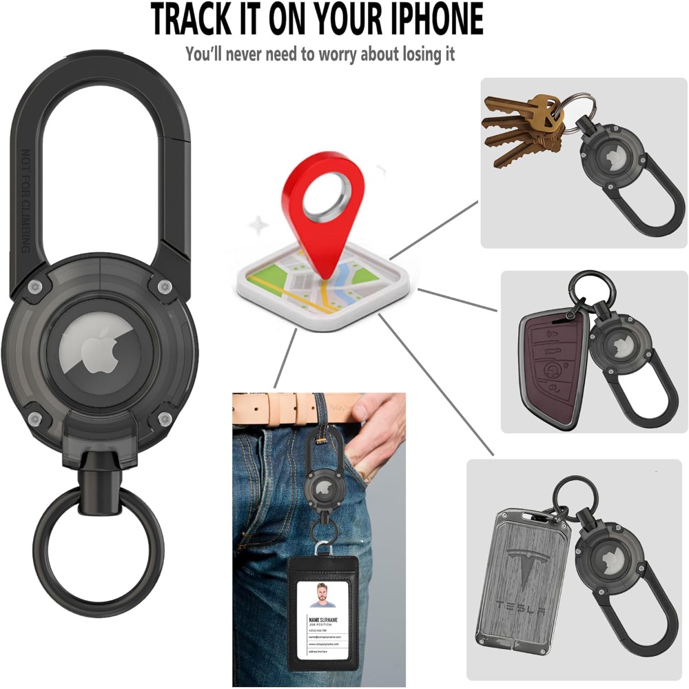 For AirTag Holder Keychain,All - Smart Home Group recension och pris
