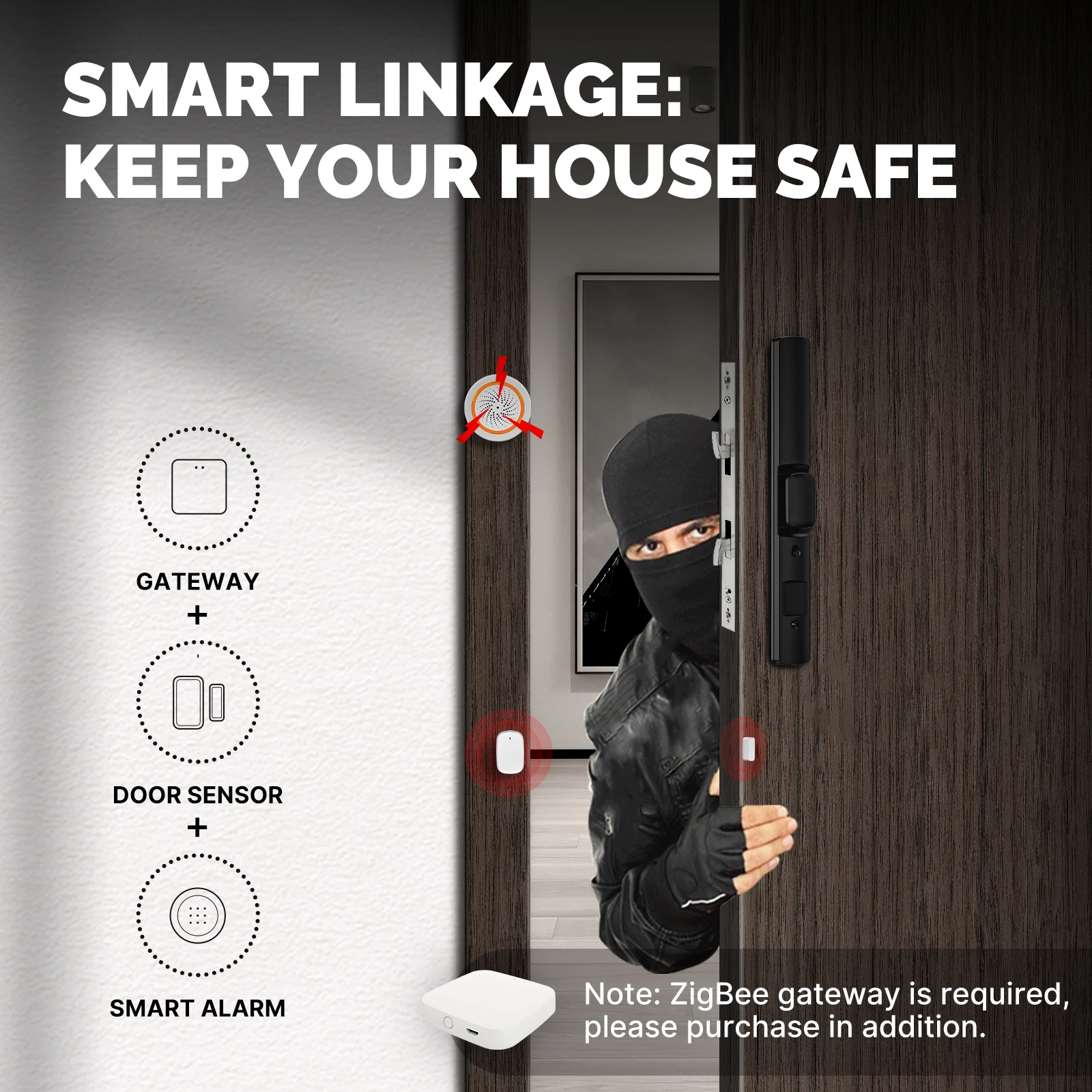 MOES Tuya Smart ZigBee Window/ - Smart Home Ecosystems recension och pris