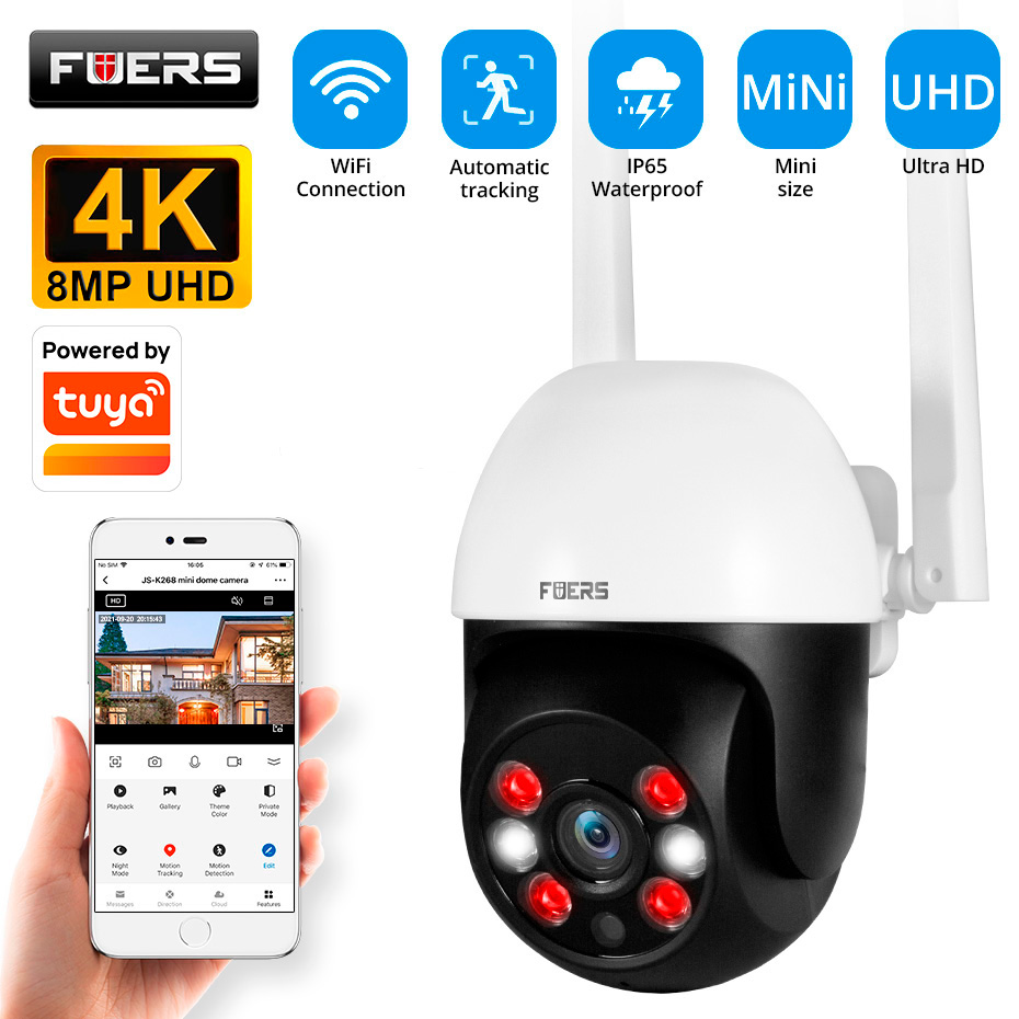 Fuers 8MP 4K IP Camera Outdoor - Smart Home Imou recension och pris