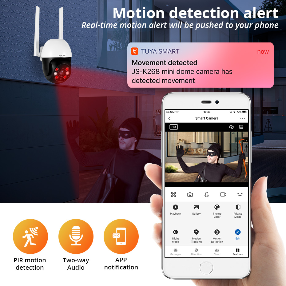 Fuers 8MP 4K IP Camera Outdoor - Smart Home Imou recension och pris