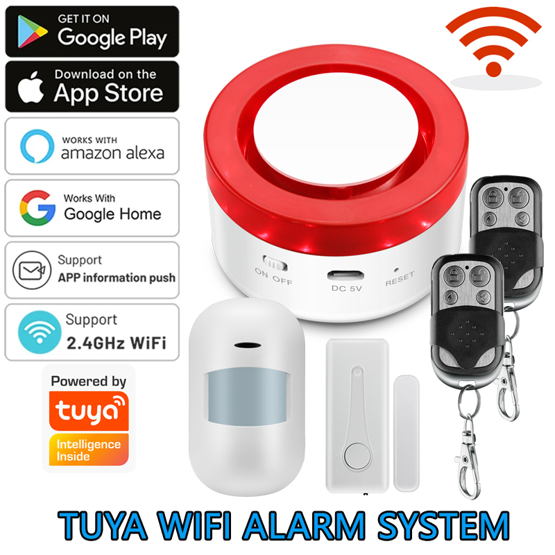 WiFi Tuya Home Alarm System 12 - Smart Home Ecosystems recension och pris