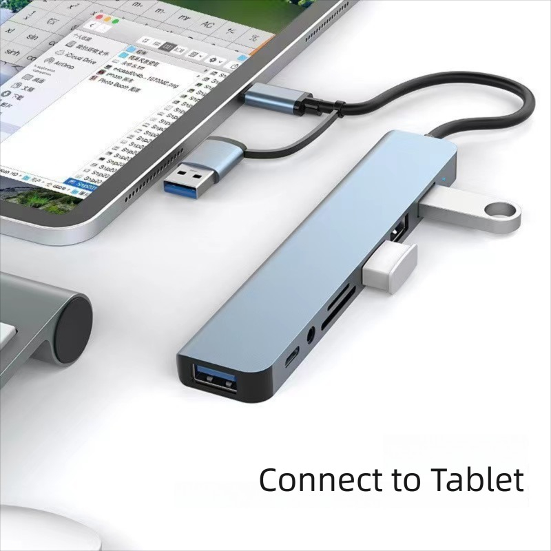 8 in 2 Port USB C Splitter USB - Smart Home Hub 2 recension och pris