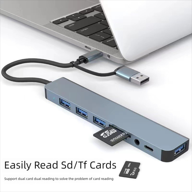 8 in 2 Port USB C Splitter USB - Smart Home Hub 2 recension och pris