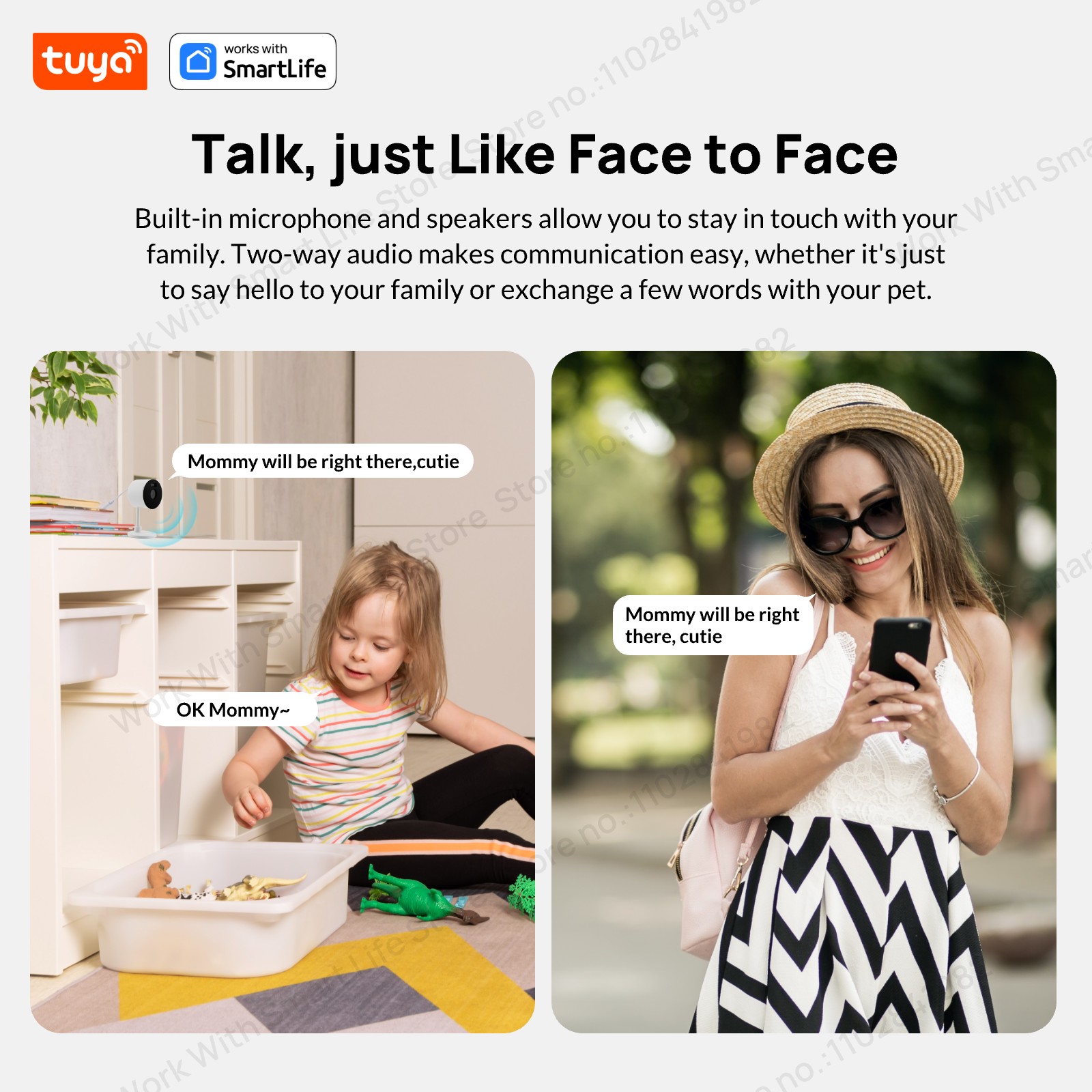 3MP HD Tuya Smart Indoor/Outdo - Smart Home Windows App recension och pris
