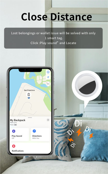 JSPTEC Security Bluetooth Tag  - Smart Home Group recension och pris
