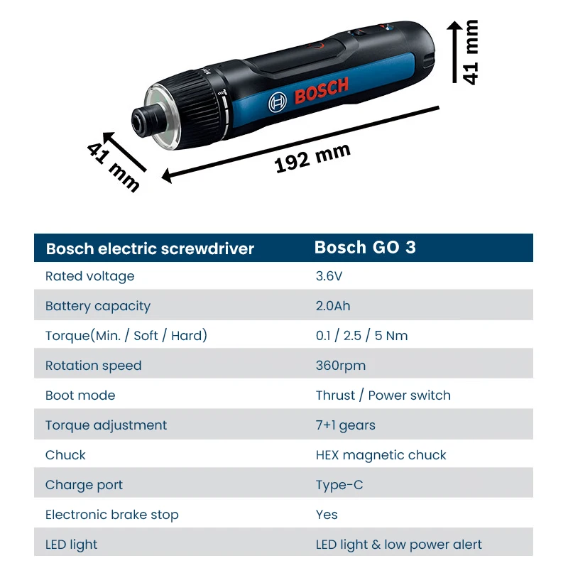 BOSCH Go 3 Electric Screwdrive - Smart Home Bosch recension och pris