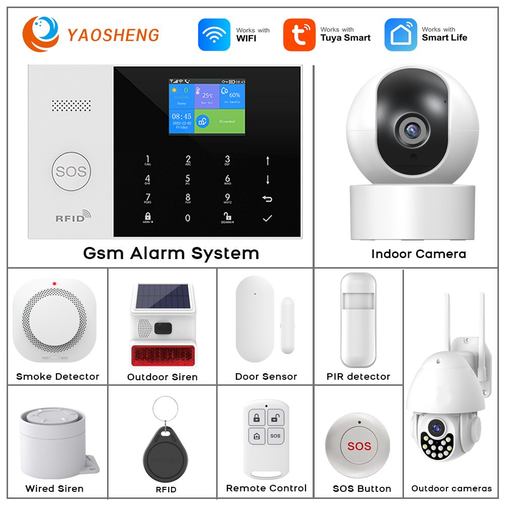 4G Alarm System Security Home  - Smart Home Ecosystems recension och pris