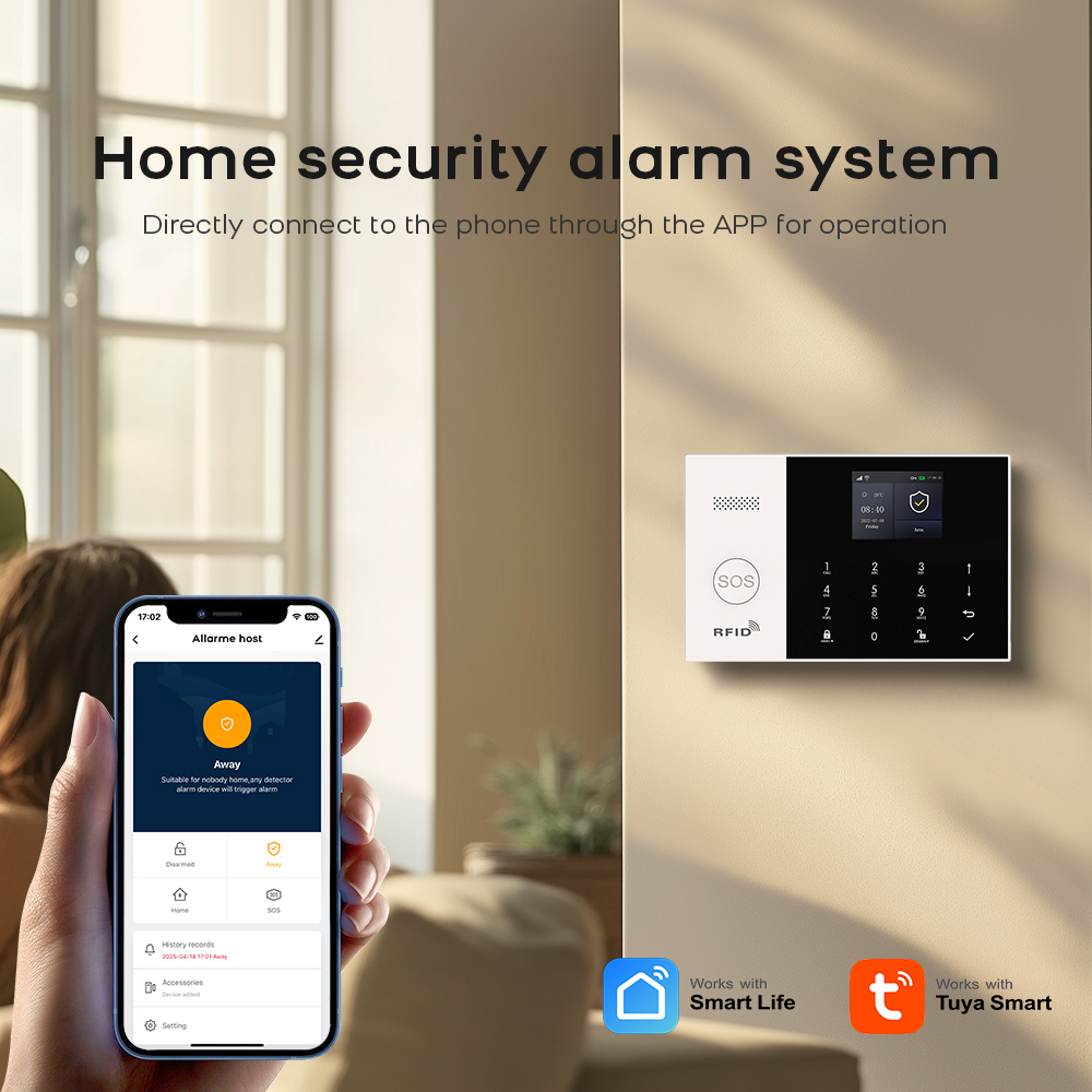 4G Alarm System Security Home  - Smart Home Ecosystems recension och pris