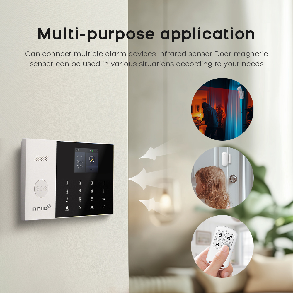 4G Alarm System Security Home  - Smart Home Ecosystems recension och pris