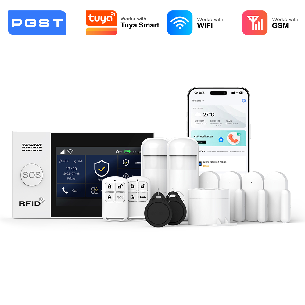 PGST 2G GSM WiFi Alarm System  - Smart Home Ecosystems recension och pris