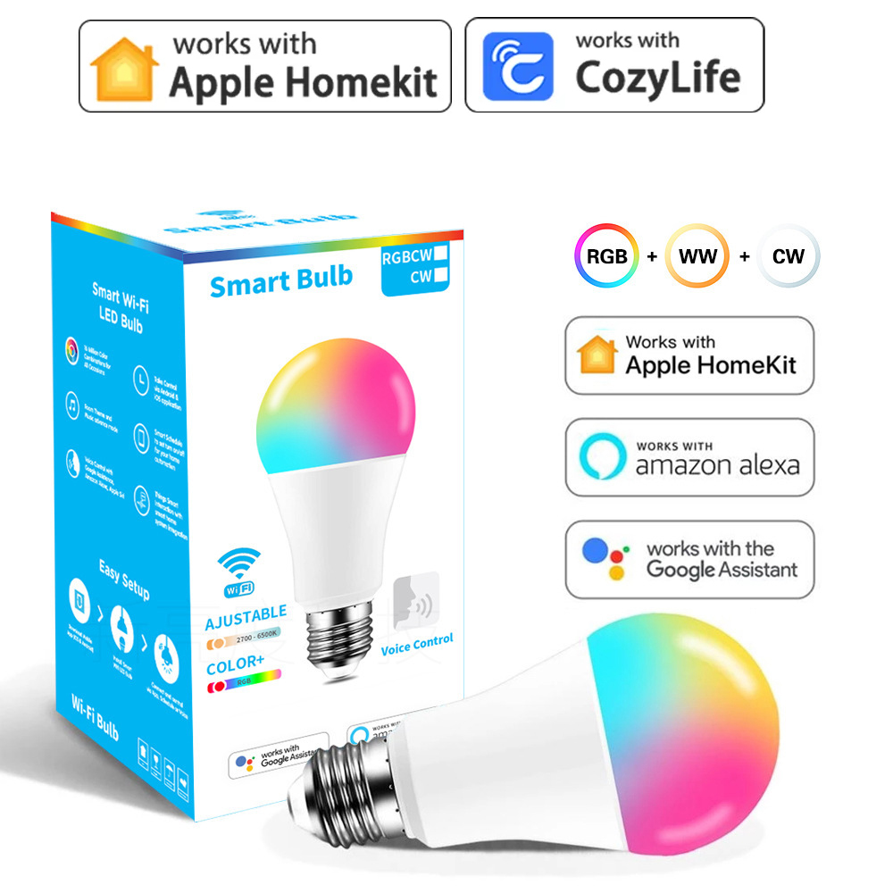 9W WiFi Homekit Light Lamp E27 - Smart Home Group recension och pris
