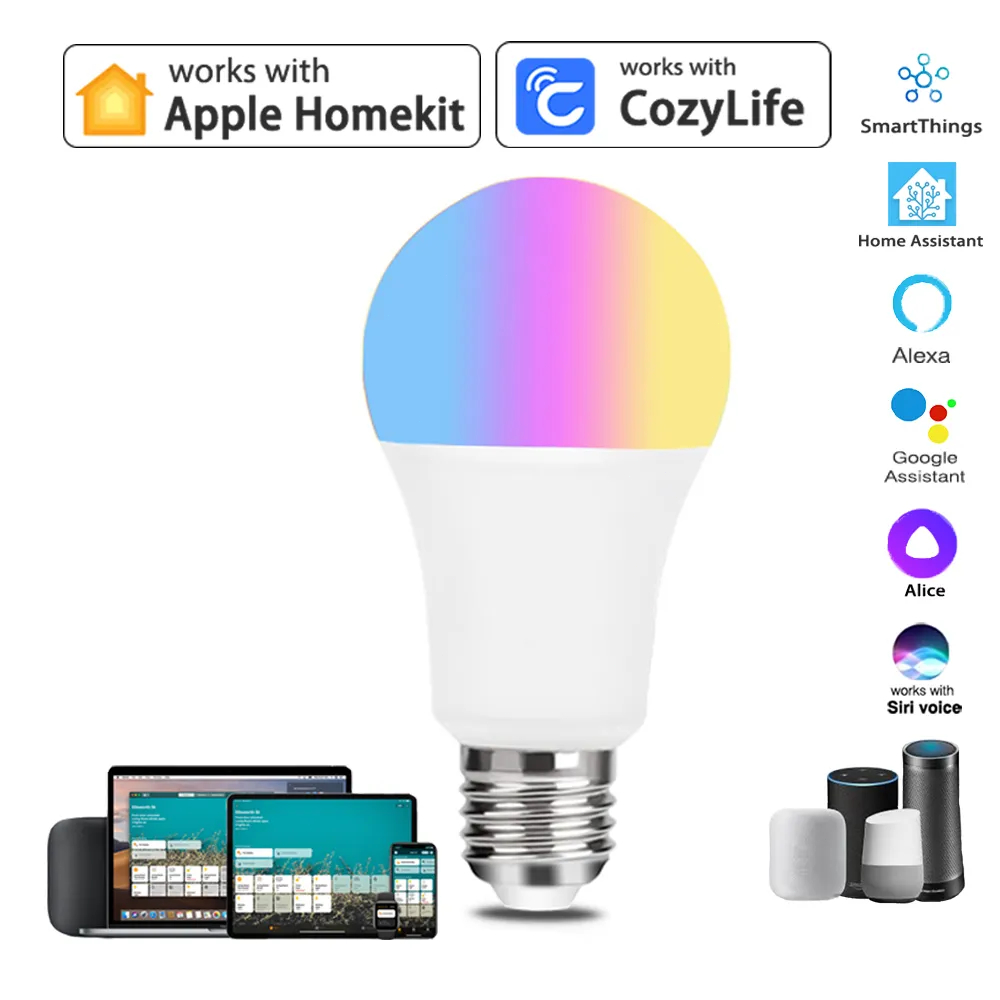 9W WiFi Homekit Light Lamp E27 - Smart Home Group recension och pris