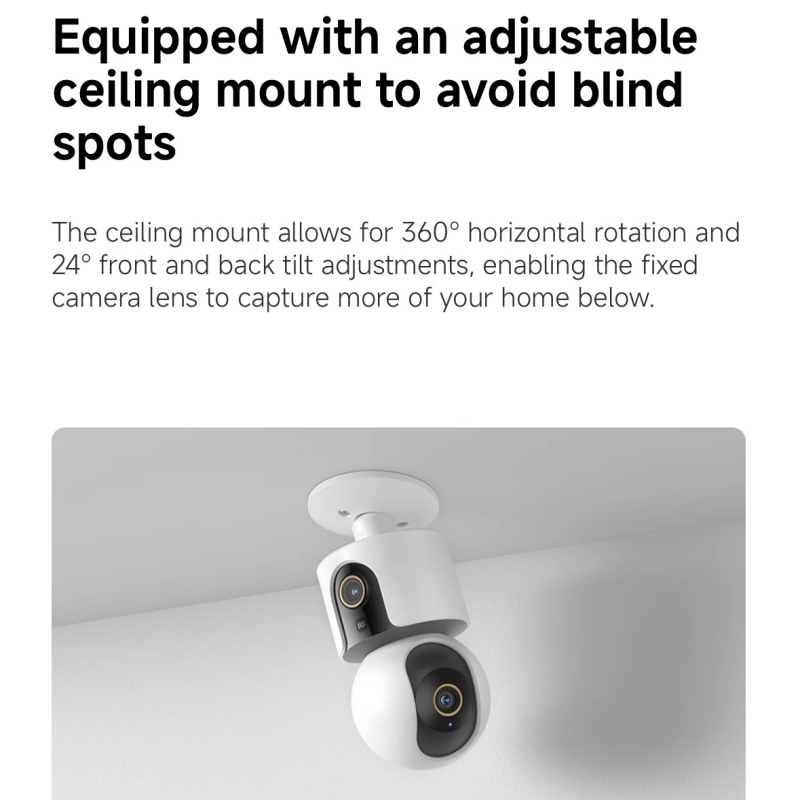 Xiaomi Smart Camera C500 Dual  - Smart Home Xiaomi Kit recension och pris