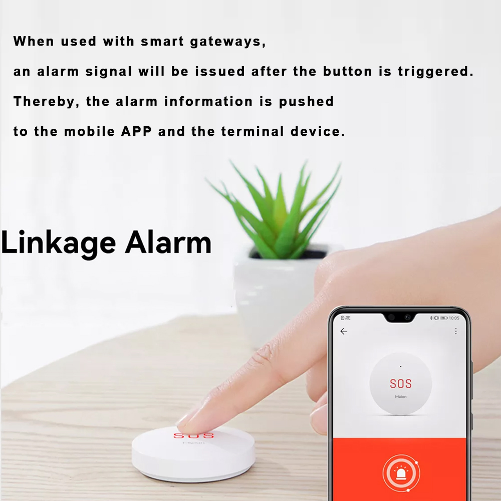 Meian Zigbee Tuya SOS Emergenc - Smart Home Ecosystems recension och pris