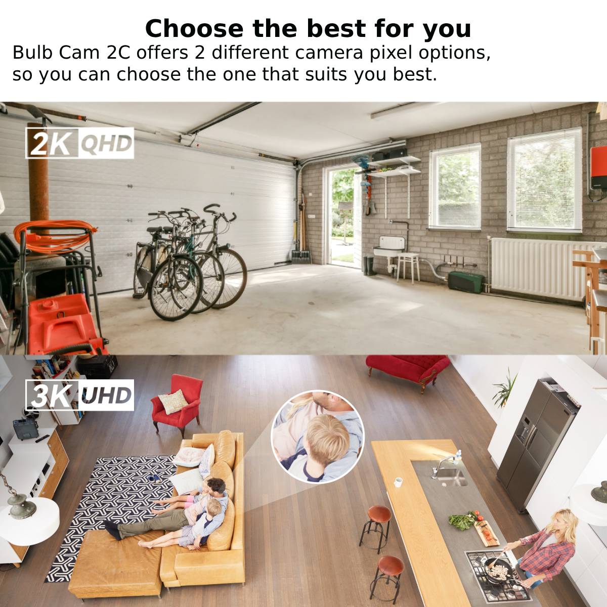 IMOU Bulb Cam 2C 3MP/5MP 2K/3K - Smart Home Imou recension och pris