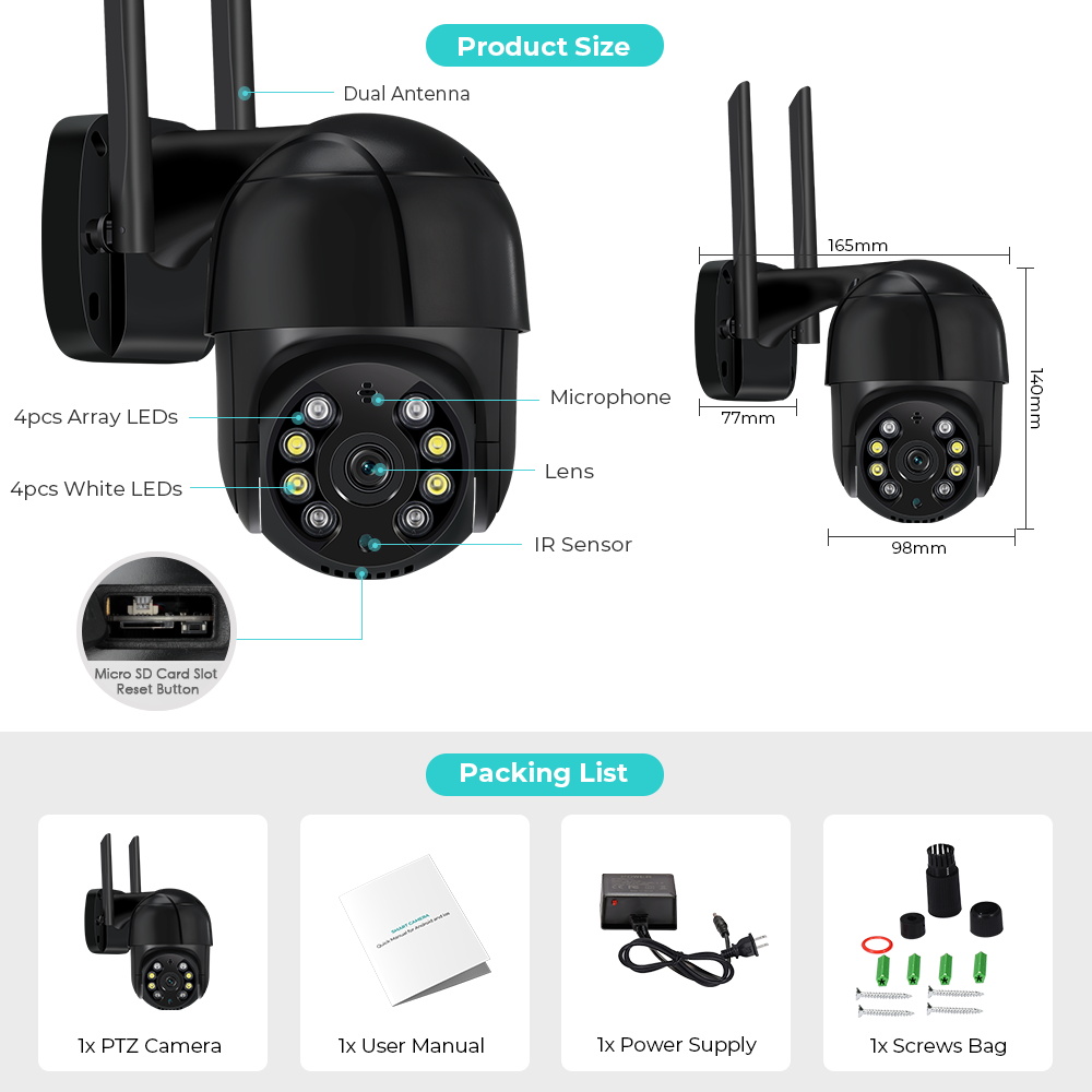8MP Outdoor 4.0X Zoom Surveill - Smart Home Imou recension och pris