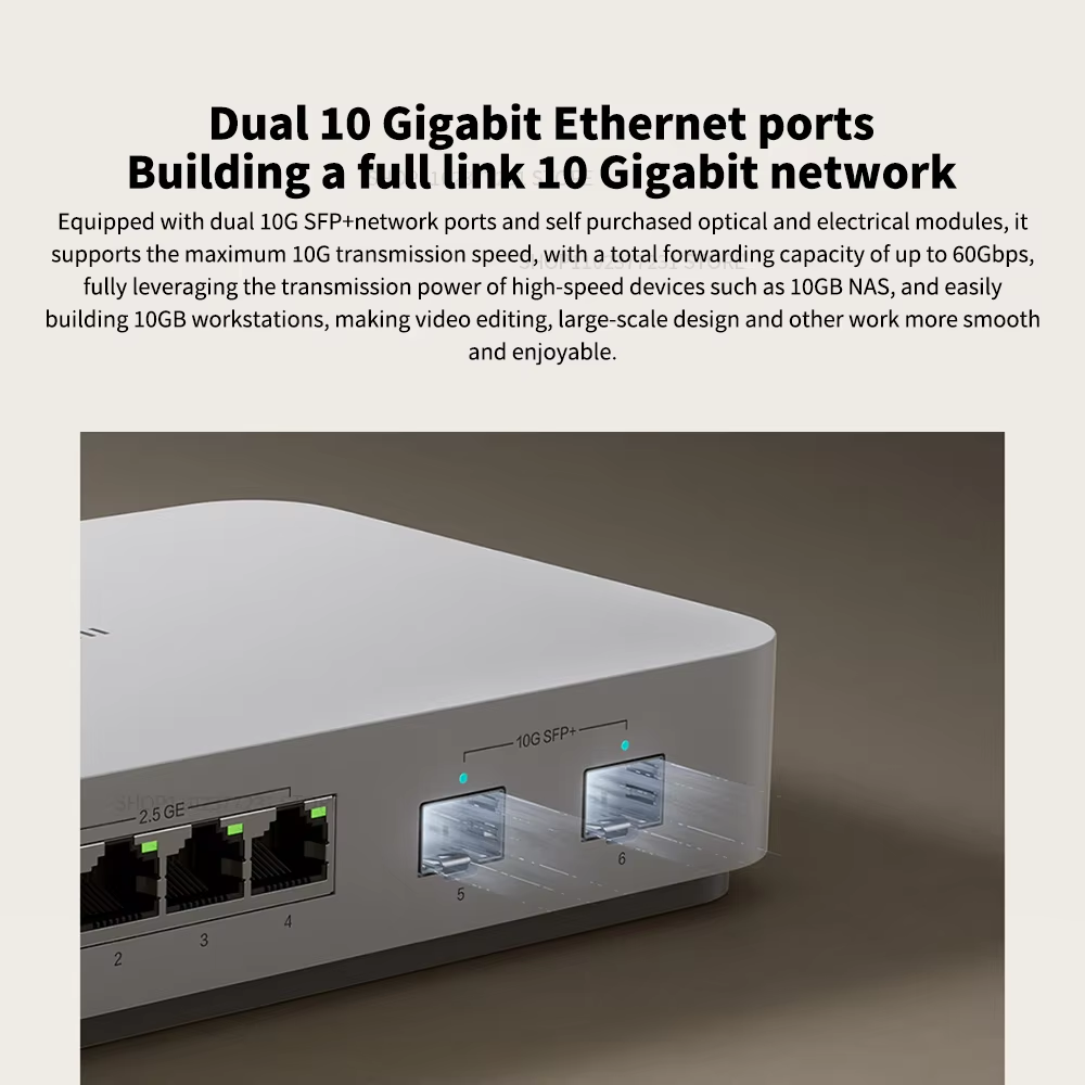 NEW Xiaomi 10G Ethernet Switch - Smart Home Hub 2 recension och pris
