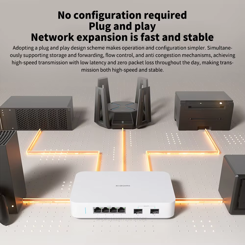 NEW Xiaomi 10G Ethernet Switch - Smart Home Hub 2 recension och pris