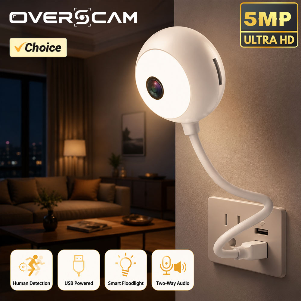5MP Mini WiFi USB Plug In IP C - Smart Home Windows App recension och pris