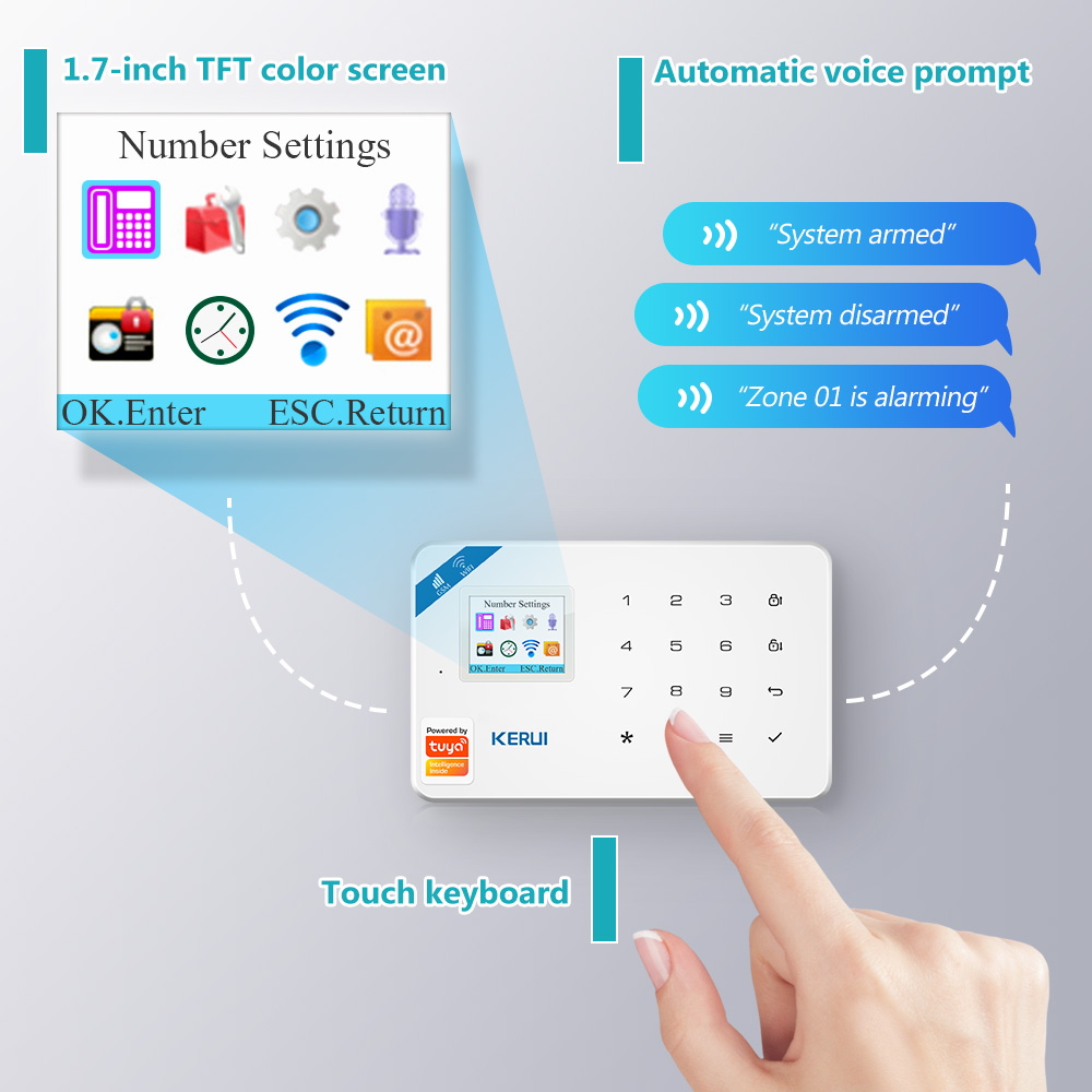KERUI W181 Alarm System Secutr - Smart Home Ecosystems recension och pris