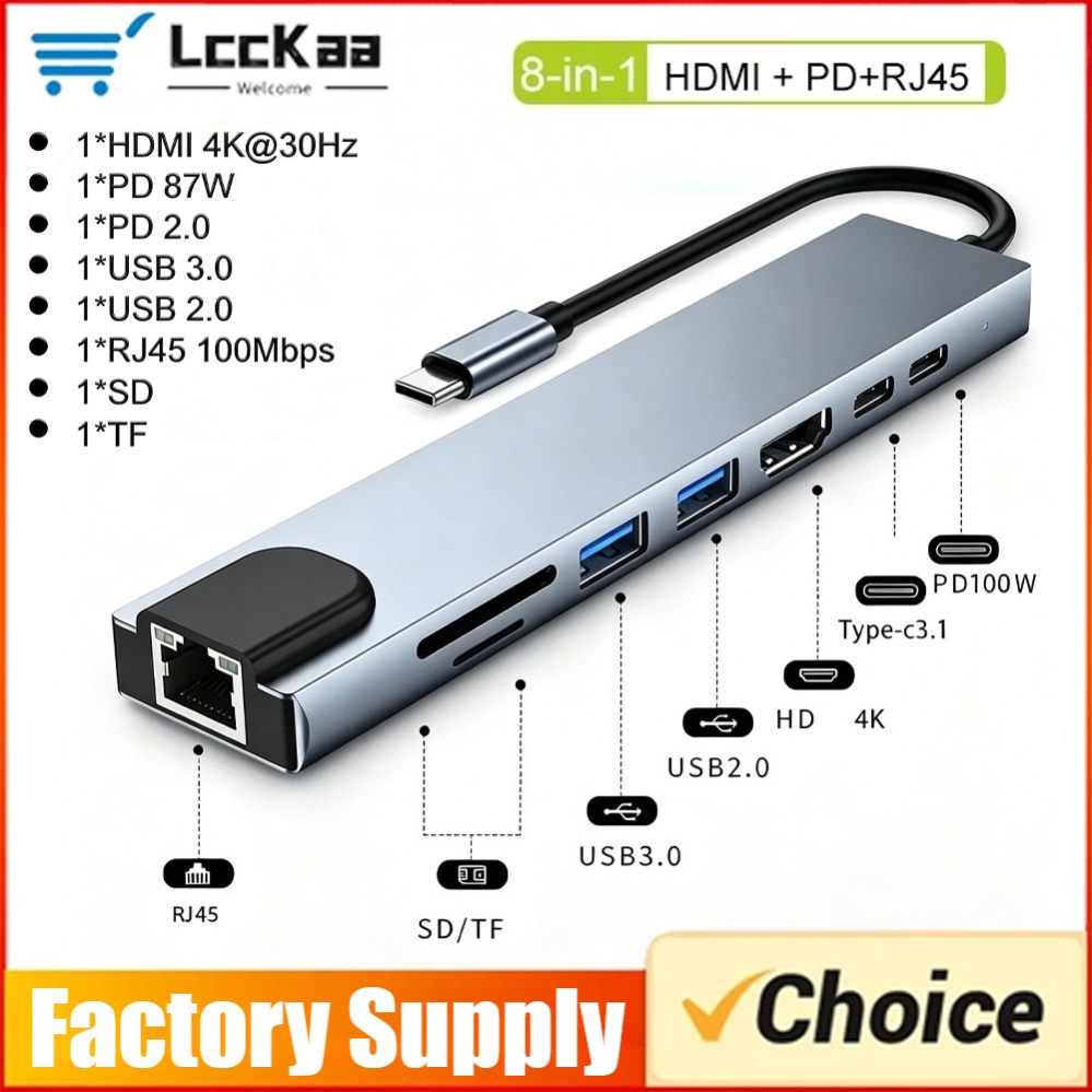 8In1/2 7in1/2 USB C Hub Type C - Smart Home Hub 2 recension och pris