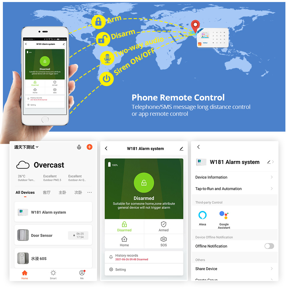 KERUI Security Alarm System Ki - Smart Home Ecosystems recension och pris