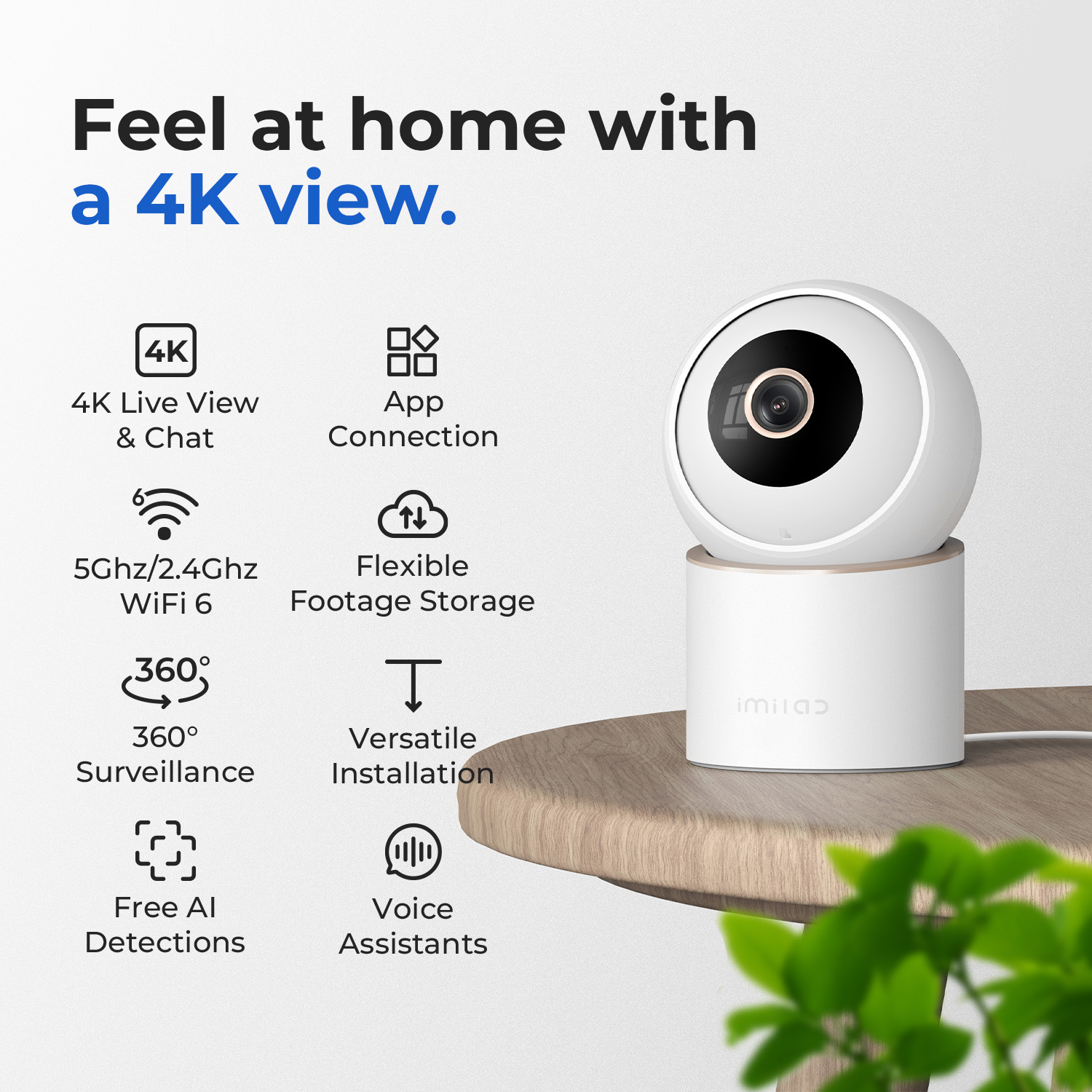 IMILAB C40 8MP Smart Camera 5G - Smart Home Windows App recension och pris