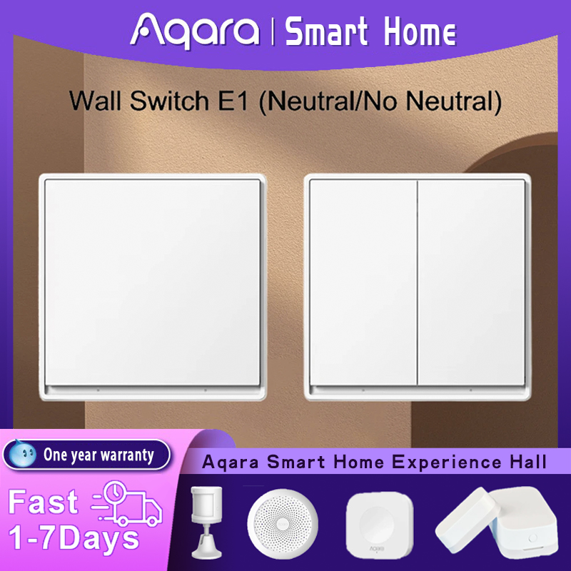 Original Aqara Wall Switch E1  - Smart Home Group recension och pris
