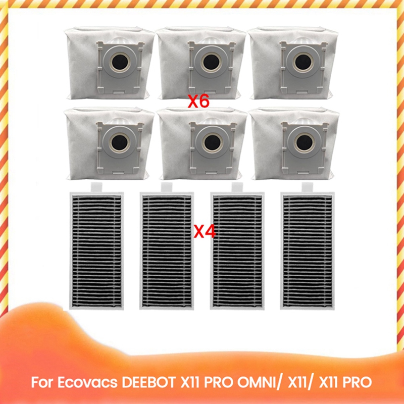 10PCS Dust Bag Hepa Filter for - Robot Vacuum recension och pris